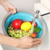Ahyuan Collapsible Portable Wash Basin Dishpan 5L Kitchen Dish Pans