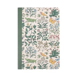 Half Moon Bay Apothecary's Garden - ACS Voysey - Multicolor 5.5 x 8.2 Inch FSC Paper A5 Softcover Composition Notebook