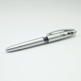Pentel Tradio TRJ74-A Fountain Pen - Black with Silver Barrel