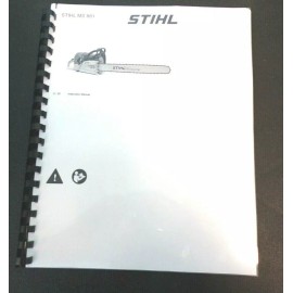 Manual Stihl ms881 Chainsaw Owner Operator manual 32 pages comb bound gloss covers