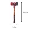 Halder USA - Simplex Mallet with Black Rubber and Red