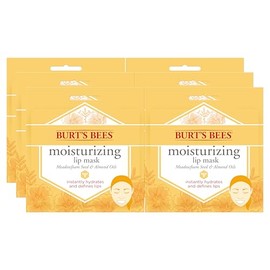 Burt's Bees Máscara labial hidratante 100% natural, cuidado de labios acondicionador de un solo uso, 6 unidades