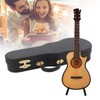 Minature Guitar Model Wooden Mini Musical Instrument Guitar Replica with