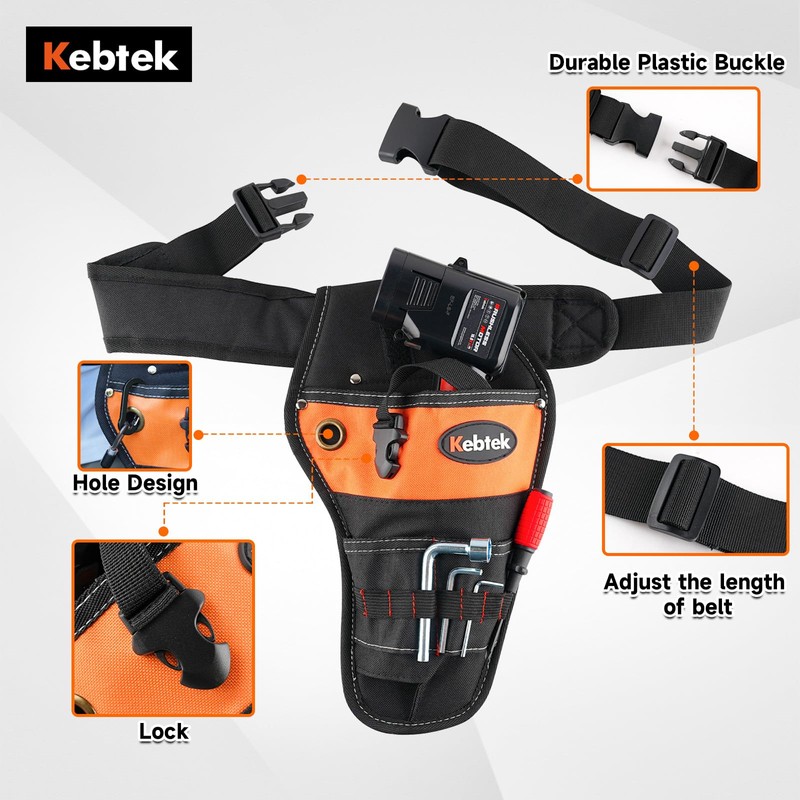 Heavy Duty Construction Tool Belt for Electric Pruning Shear with