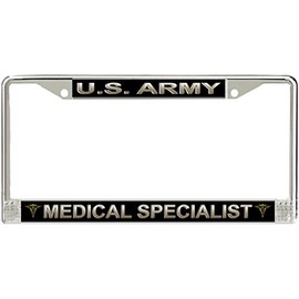 U.S. Army Medical Specialist Corps License Plate Frame