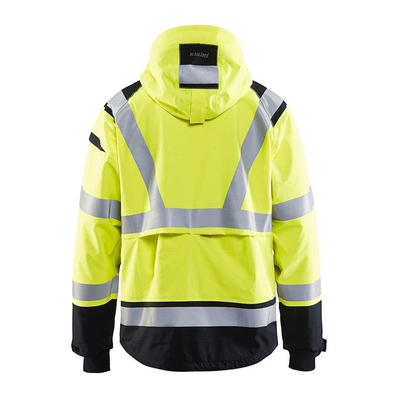 Blaklader Men's Watertight High Visibility Reflective Hi-Vis Premium Shell Safety