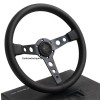 MOMO BLACK EDITION 350mm/14inch MOD07 Small Dish Sport Steering Wheel