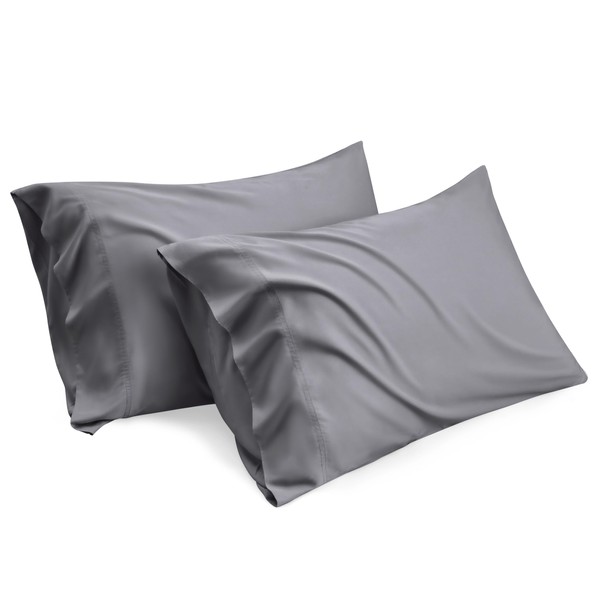 Bedsure Pillow Cases Queen Size Set of 2, Rayon Derived