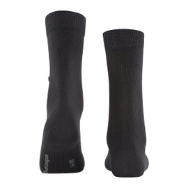 BURLINGTON Women Lady socks, 1 pair, UK size 3.5-7 (EU 36-41), Black, cotton mix - Year round combed cotton quality