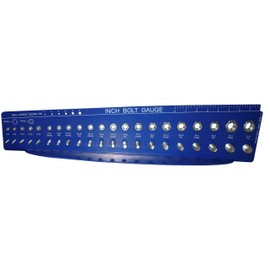 Bolt and Nut Thread Size Fastener Gauge SAE Inch