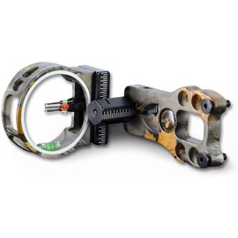 3 Pin Bow Sight - Fiber, Brass Pin, Aluminum Machined - Right and Left Handed