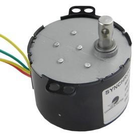 CHANCS Mini Gearbox Electric Motor 50KTYZ 110V 2.5/3RPM Synchronous Reduction Motor with Motor Holder