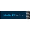 Schneider Schneider Slider 755 Ersatzmine (ViscoGlide-Technologie, dokumentenecht, M=Mittelstrich) 10er Packung,