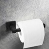 Black Wall Mounted Rack Toilet Roll Paper Holder Bathroom Tissue