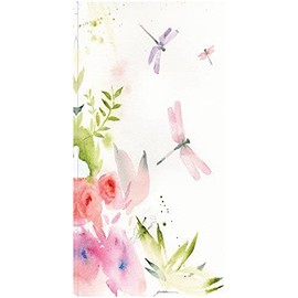 Fine Art Canvas Flight of the Dragonfly #2 Canvas Wall Decor by Artist Sheila Golden for Living Room, Bedroom, Bathroom, Kitchen, Office, Bar, Dining & Guest Room - Ready to Hang - 21 in x 40 in