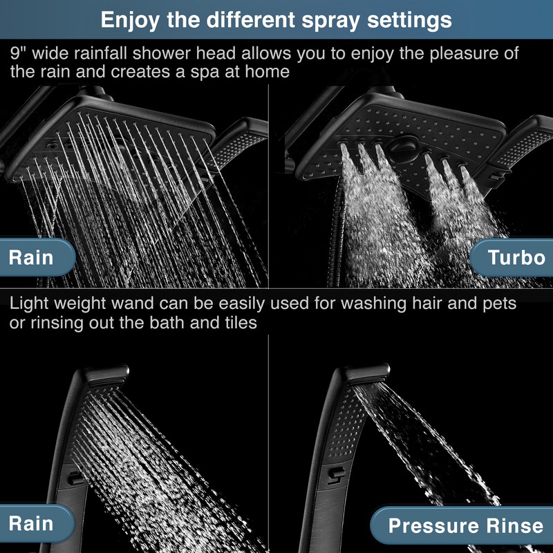 Bright Shower New Bright Showers Multi Function Rain Oil Rubbed