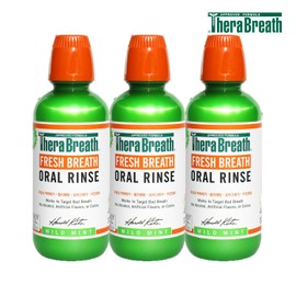 Thera Breath Mild Mint Gargle 473ml x 3 / 테라브레스  마일드민트 가글 473ml x3개