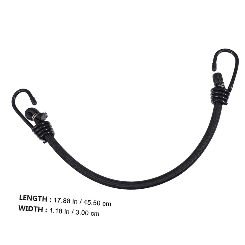 COHEALI 4pcs Elastic Straps with Hooks for Trucks Bikes and