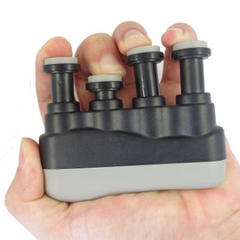 Gasea Portable Hand Finger Grip Trainer Exerciser Strengthener Training Tool for Guitar Bass Piano, or Therapy