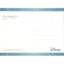 ALICE IN WONDERLAND, CONCEPT ART BY MARY BLAIR, NICE POSTCARD (4)