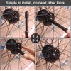 Quick Release Thru Axle Adapter, Bicycle Thru Axle Spit Adapter,