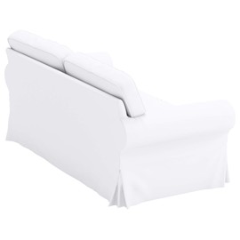 Heavy Cotton UPPLAND (Not EKTORP) Loveseat Sofa Cover Replacement Compatible for IKEA UPPLAND Sofa Slipcover (Uppland Loveseat White)