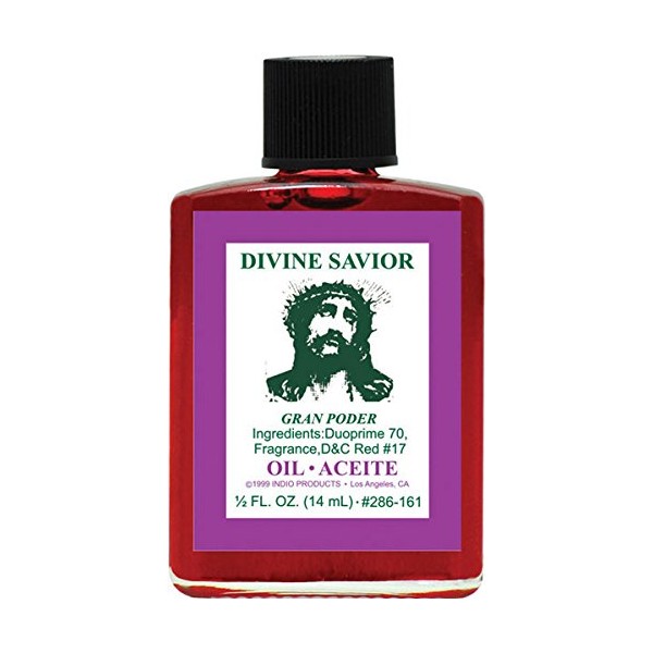 (1Pack) Indio Products Spiritual Anointing Oil- Divine Savior 1/2oz