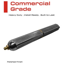 7” Inch Weldable Bullet Hinge – Heavy Duty Barrel Hinges – Weld On Gate Hinges – Weldable Door Hinges – Weld BBQ Smoker Hinge – 7.45" Inch x 1.18" Inch – Heavy Duty Steel TearDrop Body Pin Grease Zerk