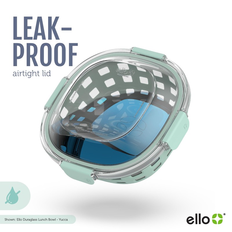 Ello DuraGlass Food Storage Glass Lunch Bowl - Meal Prep