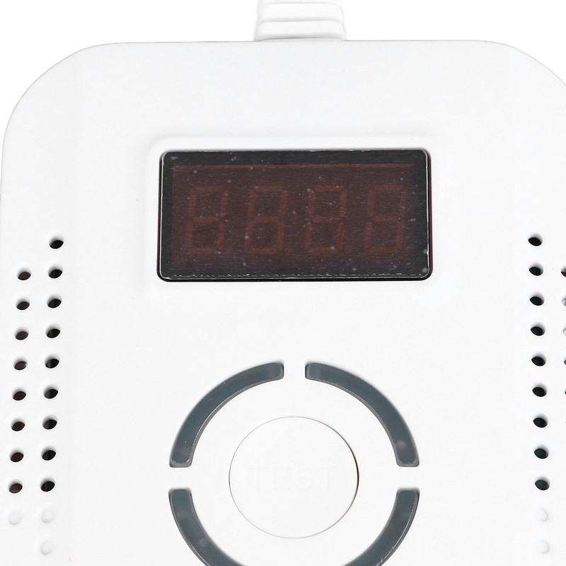 CO Gas Alarm Digital Display High Sensitivity Sound Light Warning