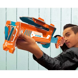 Build Your Own Paper Plane Launcher, Create a Fully Functional Cardboard Launcher, Includes 10 Fold 'n' Fly Paper Planes, for Children from 8 Years, Sustainable Plug-In Set, Education & STEM