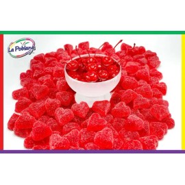Gomita Azucarada Corazones Rojo La Poblana Bolsa 1kg