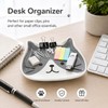 Cat-Shaped Spoon Rest, Ceramic Spoon Rest for Kitchen Counter Stove