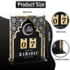 WUSJCOF 1 Piece 2025Ramadan Advent Calendar - Acrylic Eid Mubarak