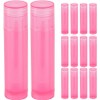 30 Tubos de Bálsamo Labial Rosa de 5g, Rellenable, Material