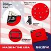 Cardinal bag supplies Locking Cash Bag, Bank Bag Laminated Nylon