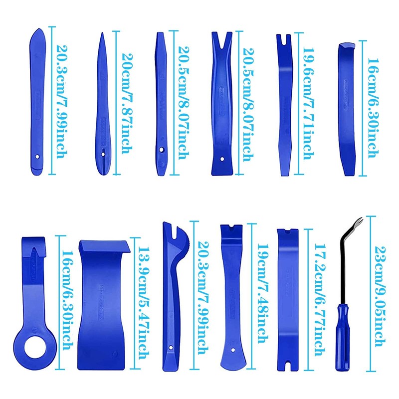 Yuentoen Auto Trim Removal Tool,12 Pcs Plastic Pry Tool Kit