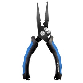 KastKing Intimidator Fishing Pliers, Corrosion Resistant Teflon Coated Fishing Tools, Tungsten Carbide Cutters, Saltwater Resistant Fishing Gear.