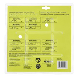 RYOBI Multi-Purpose RECIPROCATING Saw Blade Set 35-Piece A233501