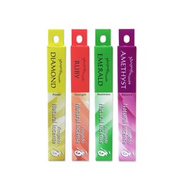 SHOYEIDO Jewels Set of 4 Bundle Assortment - Diamond, Ruby, Emerald, & Amethyst