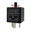 Red Led Hazard Warning Rocker Switch with 3 PIN Adjustable