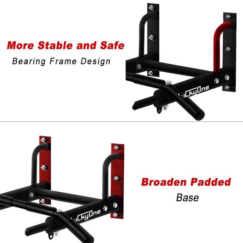 Wall Mount Pull Up Bar, Heavy Duty Steel Joist Mount
