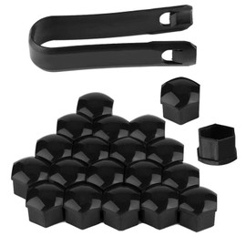 Wheel Bolt Caps 19 mm Pack of 20 Wheel Nut Caps 19 mm Wheel Bolt Caps Wheel Nuts Cover Universal Tyre Nut Covers Car Screws Cap Bolt Cover Cap with Removal Tool for Cars