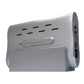 Silverstone MS04 All-Aluminum External 3.5" Hard Drive Enclosure, Ehanced IDE, ATA/ATAPI-6 to USB 2.0, SST-MS04S