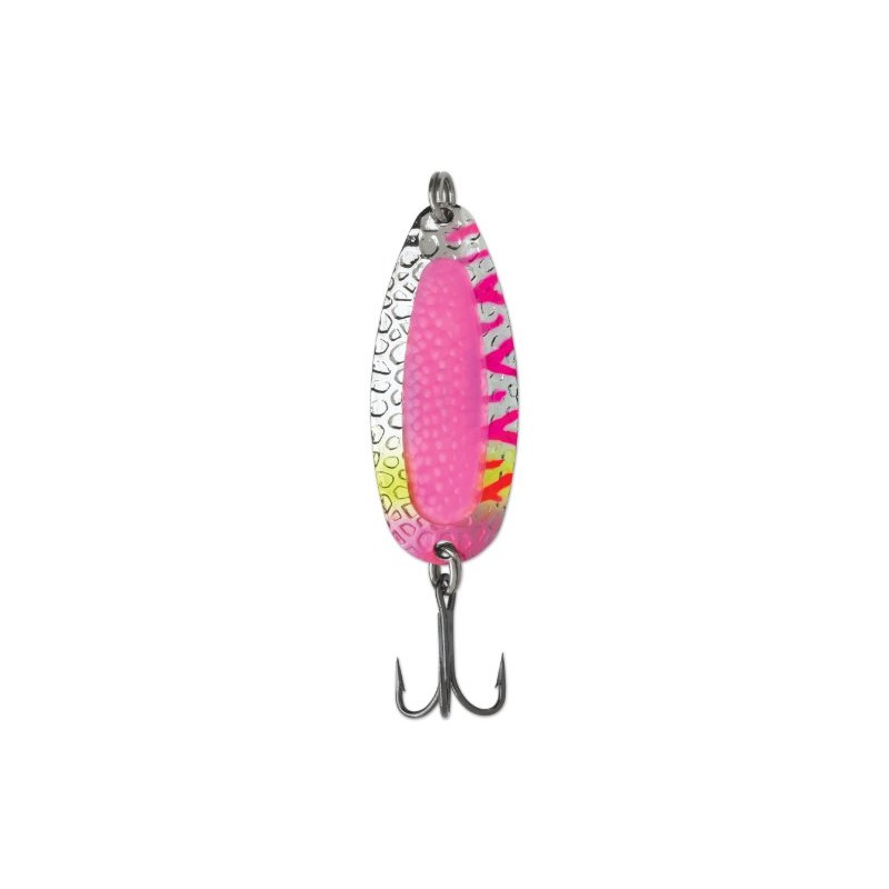 Blue Fox 1/4-Ounce Pixee Spoon, 01-20-341IC, Fluorescent Pink UV