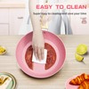 Innerwell 8-Inch Pink Nonstick Egg Pan, PFOA-Free Stone Cookware Skillet,
