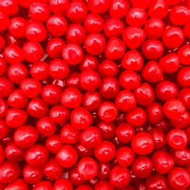 Cherry Sours Candy - 2 Pound Bulk Pack - Nostalgic Cherry Sour Balls for Parties and Everyday Treats - Christmas Candy for Holiday Buffets - Chewy Sweets