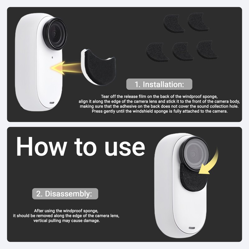 Sruim Insta 360 GO 3/GO 3S Magnetic Vertical & Horizontal