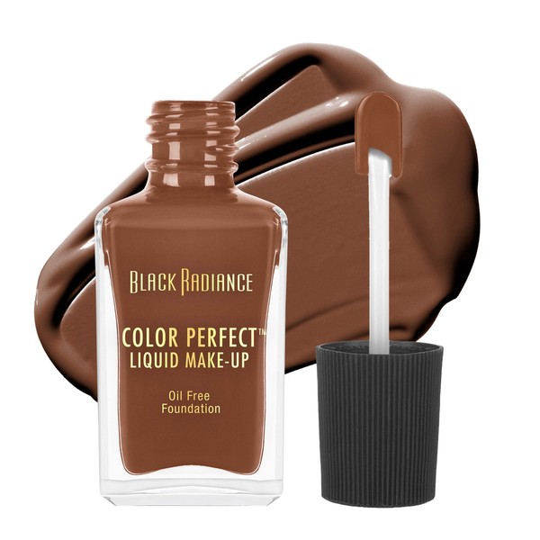 Black Radiance Unknown Color Perfect Oil Free Liquid Makeup, Cocoa Bean, 1 fl oz