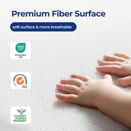 TASTELIFE King Mattress Protector Waterproof, 3D Air Fabric Cooling King Bed Mattress Protector, Breathable Fitted Mattress Cover with Deep Pocket, Fits 8 to 21 Inch Mattress